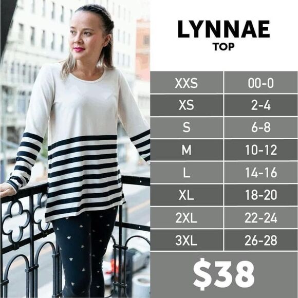 Lularoe Lynnae Top - Size Small - Picture 6 of 6
